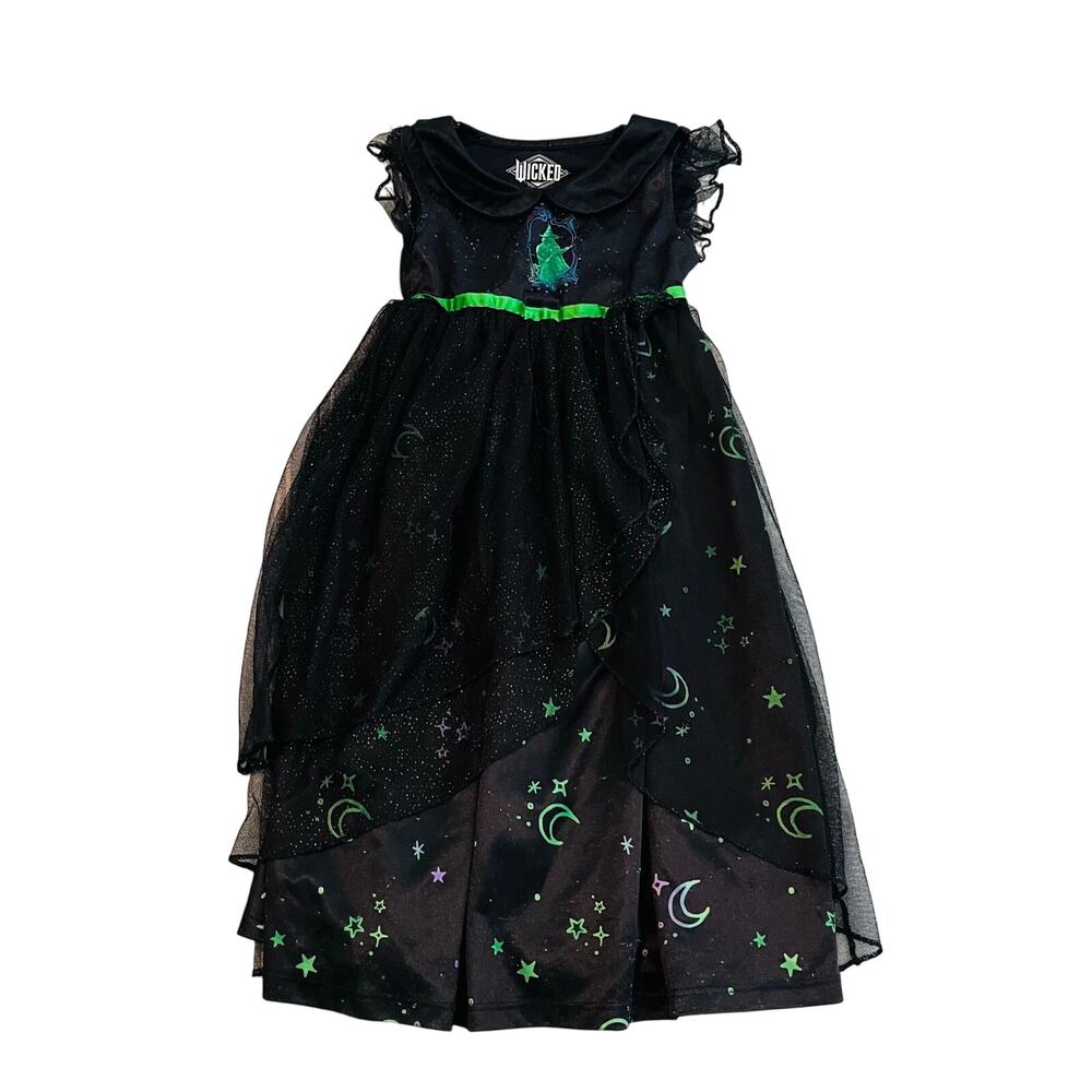 WICKED Elphaba Witch Girls size 3T Sleep Gown Costume Dress up Wizard of Oz
